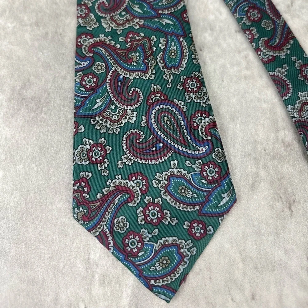 Christian Dior Paisley Print Tie